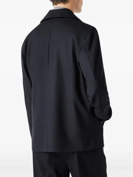 Vlněná košile Corneliani modrá