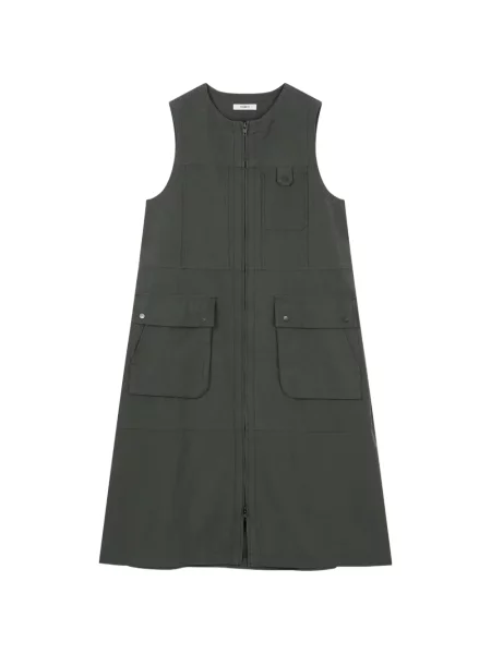 Rochie Tomboy fără mâneci verde