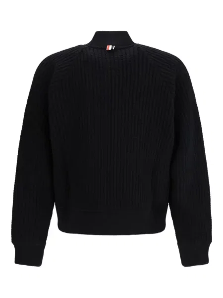 Яке тип бомбър Thom Browne черно