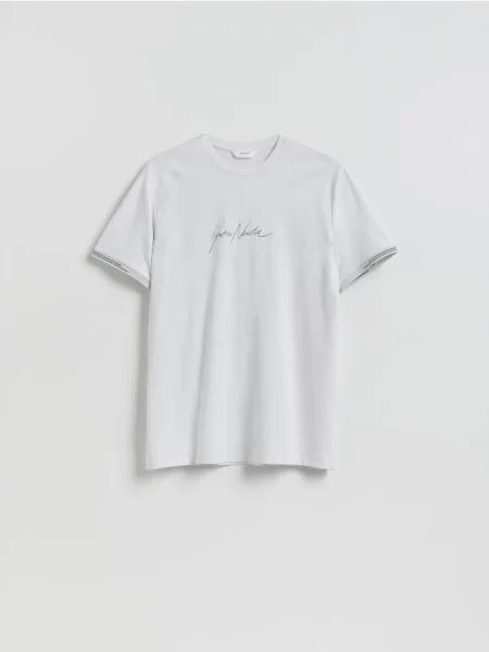 Reserved Tricou regular cu deschis gri