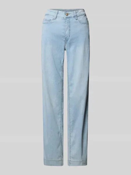 Jeansy z szeroką nogawką z wpuszczanymi model Dream' Mac