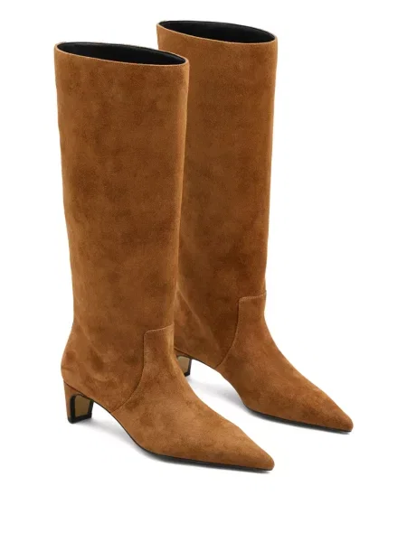 Botine Marc Jacobs din piele de căprioară maro