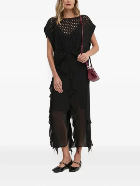 Fustă midi Sisley negru