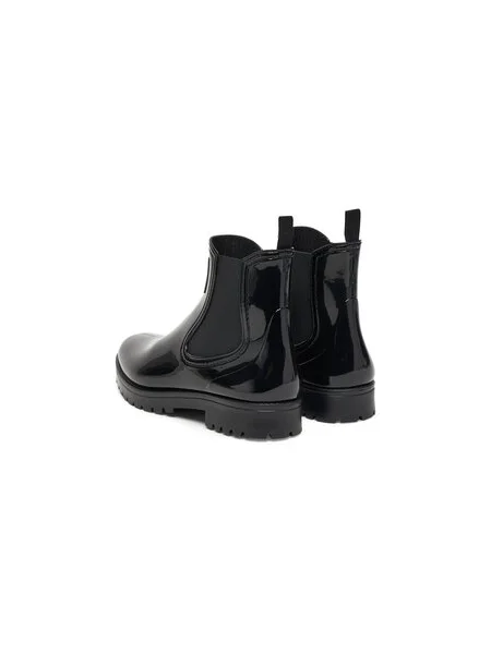 Gumicsizma HUGO Tabita Rain Bootie fekete