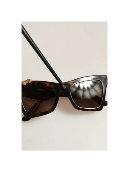 Okulary przeciwsłoneczne Dolce And Gabbana brązowe