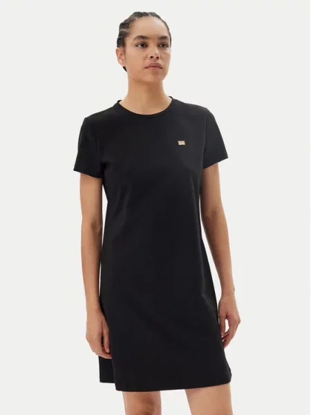 Повседневное платье Ea7 Emporio Armani черное