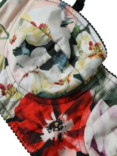 Σατέν φλοράλ σουτιέν Dolce & Gabbana με σχέδιο