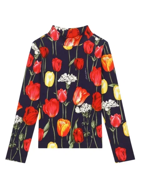 Dětské tričko Dolce & Gabbana modré