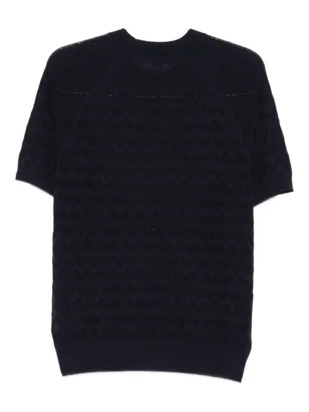 Tricou Patrizia Pepe scurt albastru