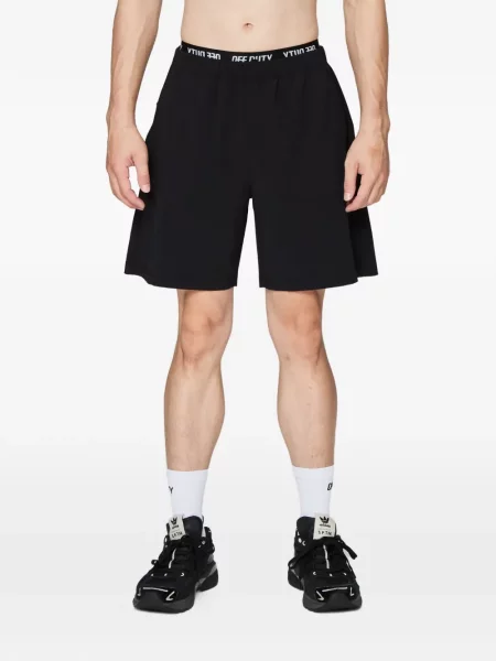Pantaloni scurți Off Duty cu imagine alergare negru