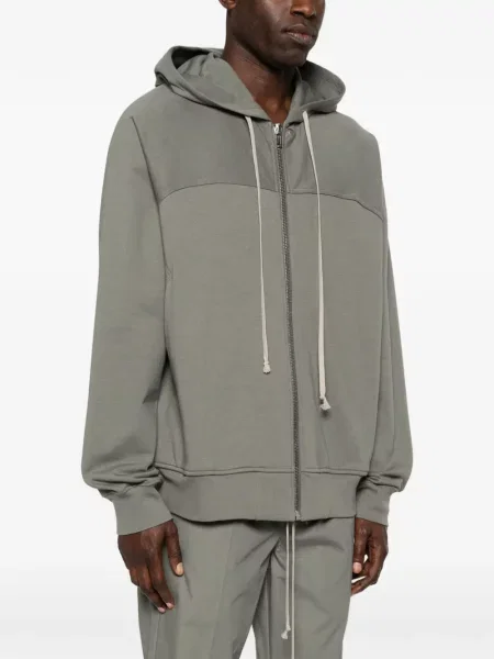 Hanorac cu glugă Rick Owens verde