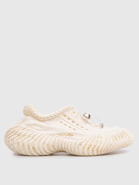 Кросівки з фактурним логотипом 2am бежеві