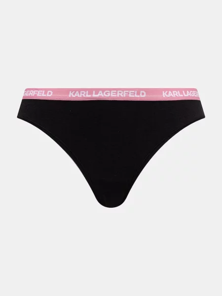 Karl Lagerfeld tangá dámske s elastanom čierna