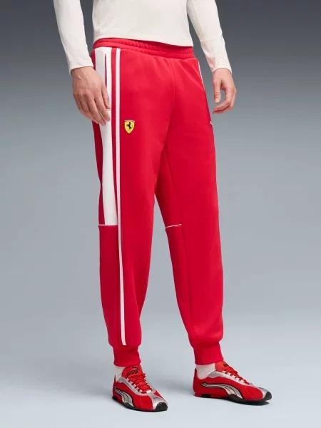 Спортивні штани PUMA Ferrari Track Pants комбінований верх червоний