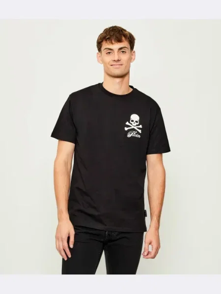 Philipp Plein Póló Skull & Bones fekete