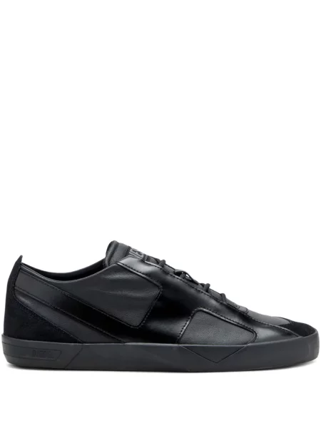 Sneakerși Diesel din piele negru