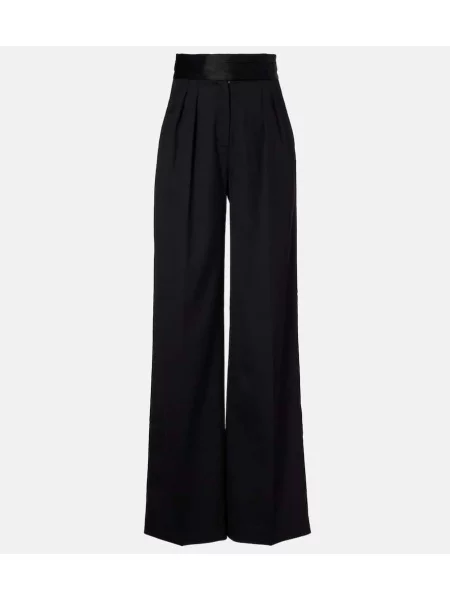 Spodnie Rebecca Vallance z wysoką talią czarne