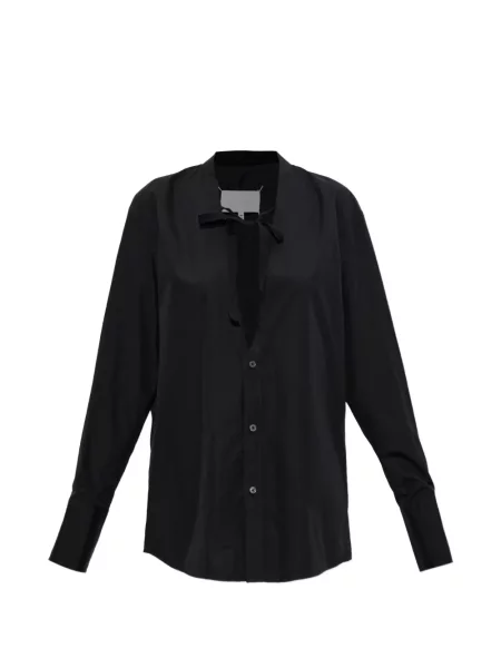 Cămașă Maison Margiela cu legături negru