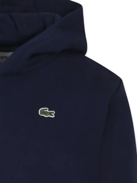 Bluza z kapturem dziecięca Lacoste niebieska