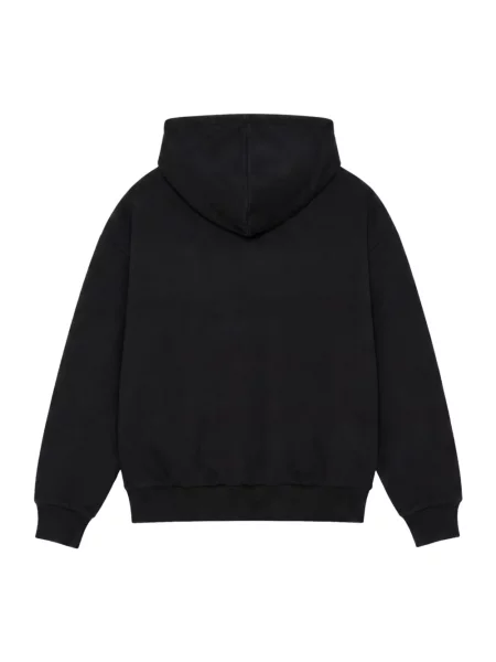 Bluza z kapturem Carlo Colucci z kapturem z logo czarna