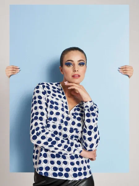 Cămașă Moodo cu buline alb