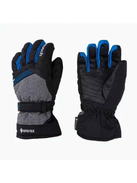 Mănuși de schi pentru copii Reusch Flash Gore-Tex negru/albastru negru