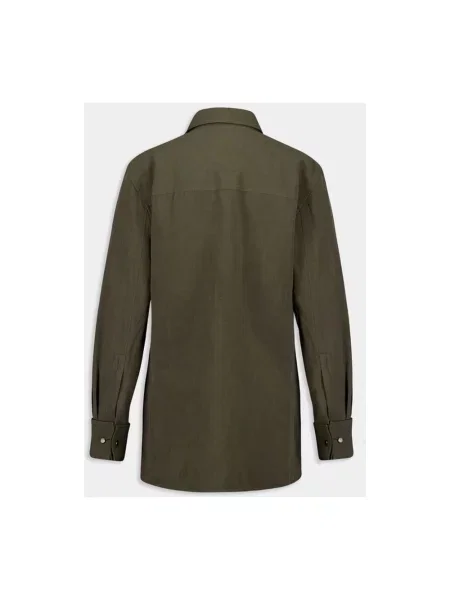 Koszula Saint Laurent casual zielona