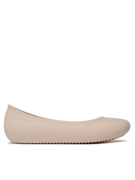 Baleriny Crocs Brooklyn Flat. białe