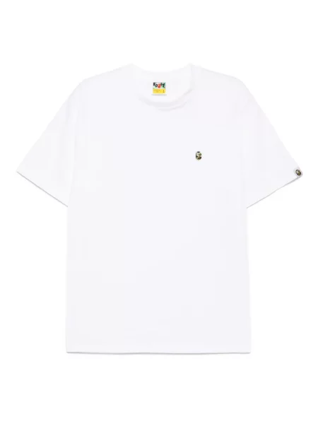 Tricou A Bathing Ape® cu broderie alb