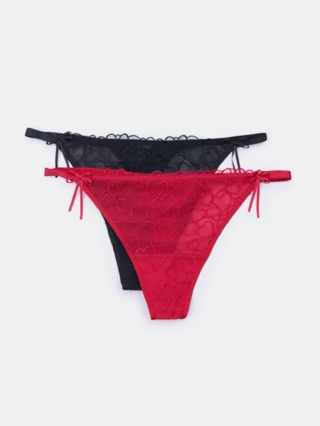 Труси-танга 2 пари червоний