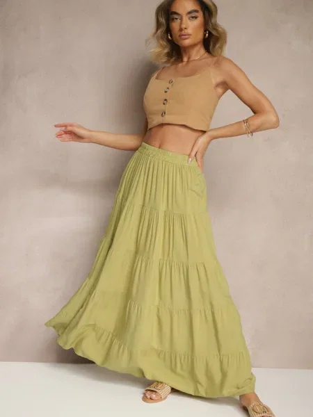 Fustă Nevolae verde