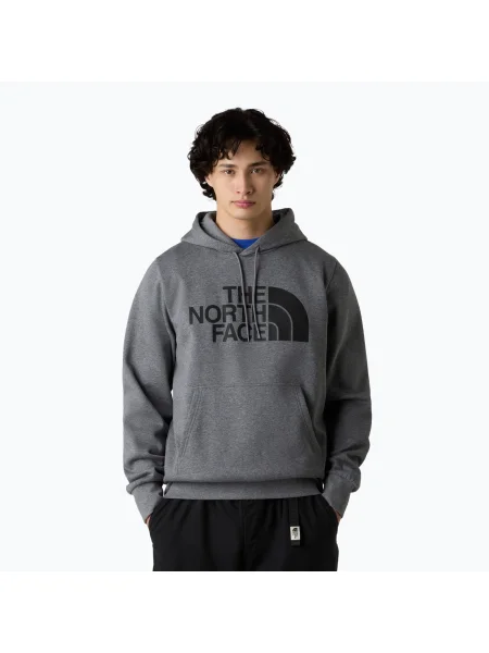 Мъжки суитшърт The North Face Easy Hoodie medium grey heather сиво