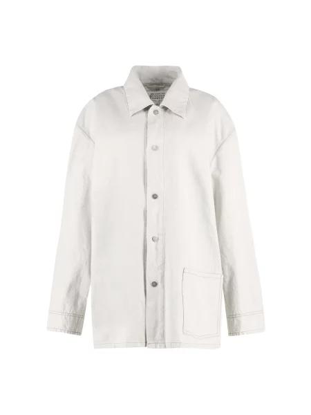 Kurtka jeansowa Maison Margiela beżowa