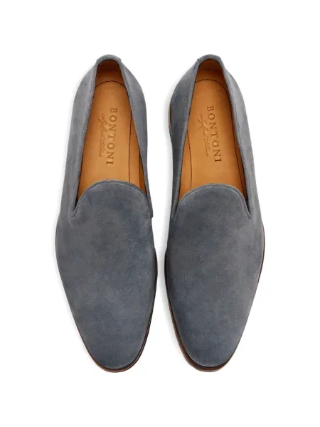 Pantofi loafer Bontoni slip-on gri