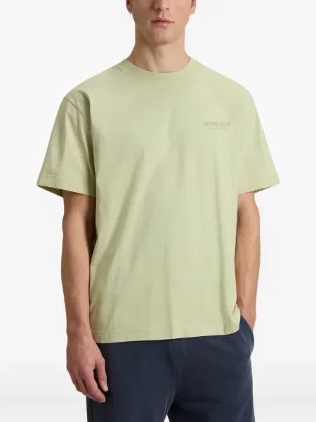 Tricou Woolrich cu autograf verde