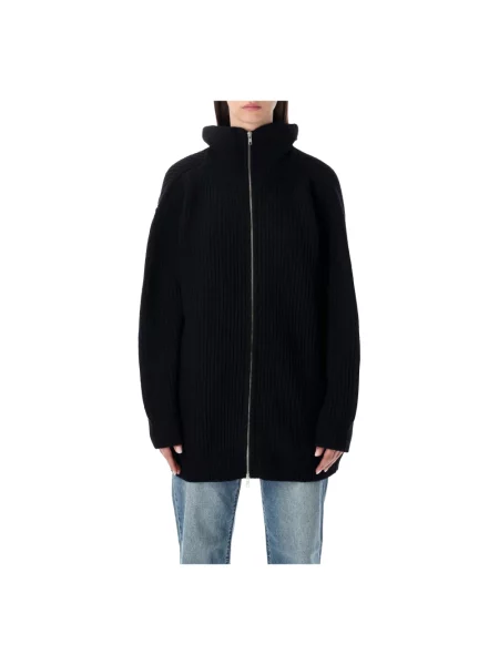 Sweter Mm6 Maison Margiela z dżerseju czarny