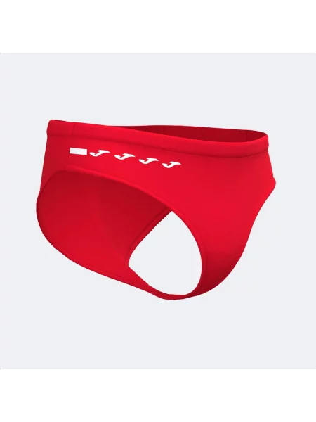 Dziecięce kąpielówki Joma Shark III czerwone