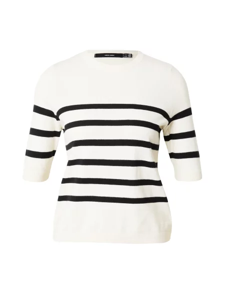 VERO MODA Pulover VMSABA bej negru