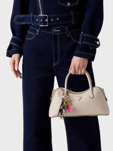 Сумка сэтчел Guess бежевая