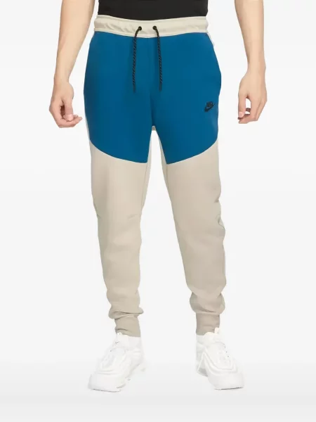 Pantaloni Nike din fleece alergare cu broderie negru