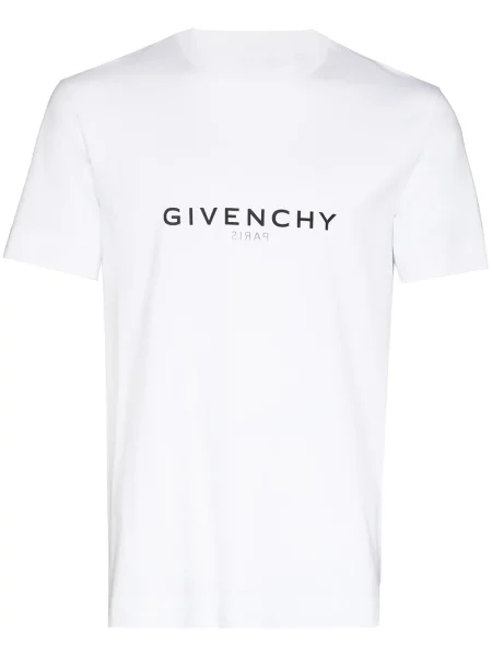 Tričko Givenchy s potiskem bílé