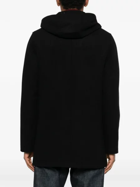 Palton Manuel Ritz cu glugă negru