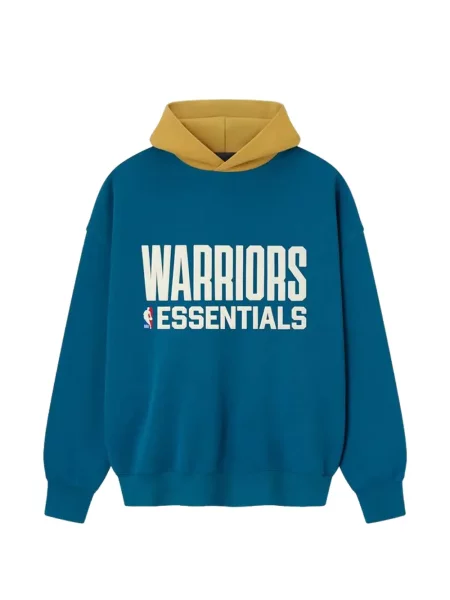 Hanorac cu glugă Fear Of God Essentials albastru