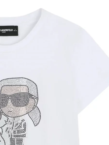 Koszulka dziecięca Karl Lagerfeld biała