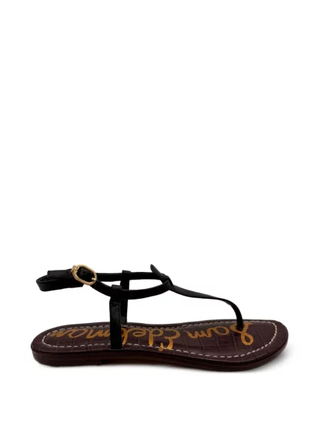 Sandale Sam Edelman din piele cu cataramă cu bretele negru