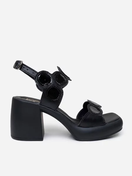 ISSA Plus Босоніжки Шкіра чорний