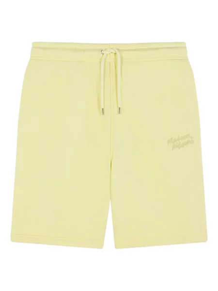 Pantaloni scurți Maison Kitsune galben