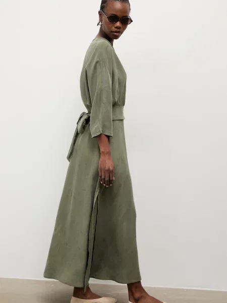 Answear.LAB rochie din lyocell verde