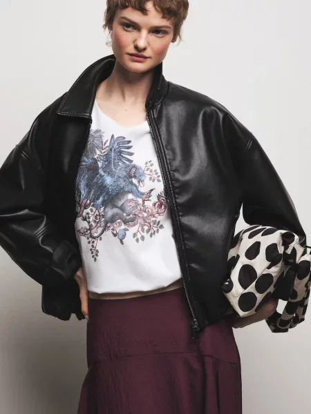 Medicine oversize kratka majica bela