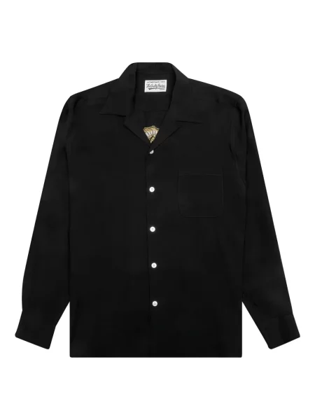 Риза Wacko Maria бродирана черно